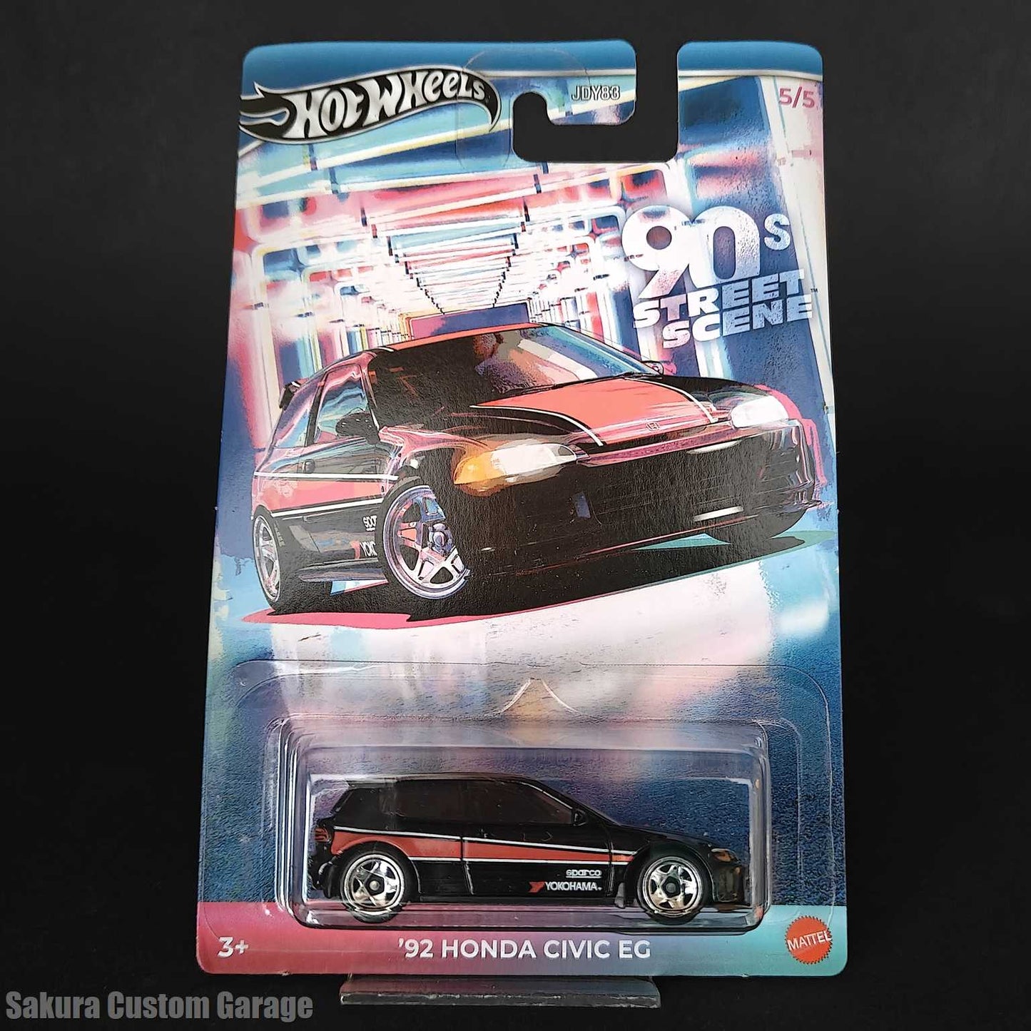 Hot Wheels - '92 Honda Civic EG (2025) 90' Street Scene 5/5