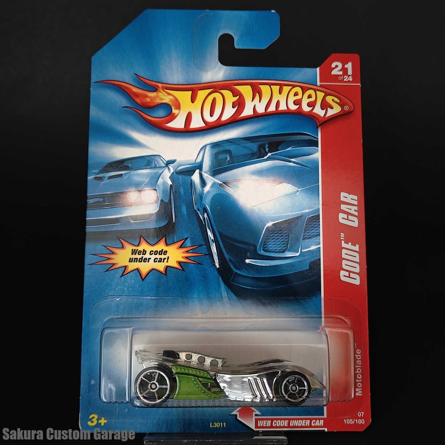 Hot Wheels - Motoblade (2007) 21/24 Code Car 105/180