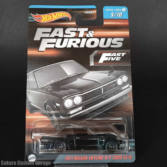 Hot Wheels - 1971 Nissan Skyline H/T 2000 GT-R (2023) Fast & Furious 5/10