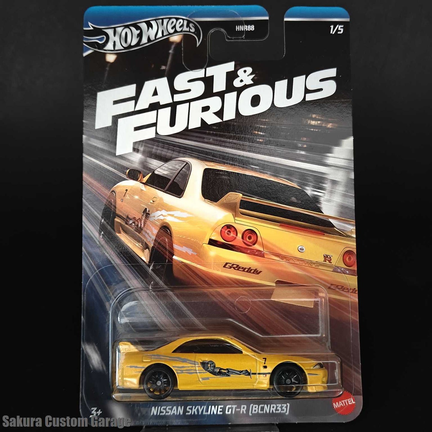 Hot Wheels - Nissan Skyline GT-R BNCR33   (2024) Fast & Furious 1/5