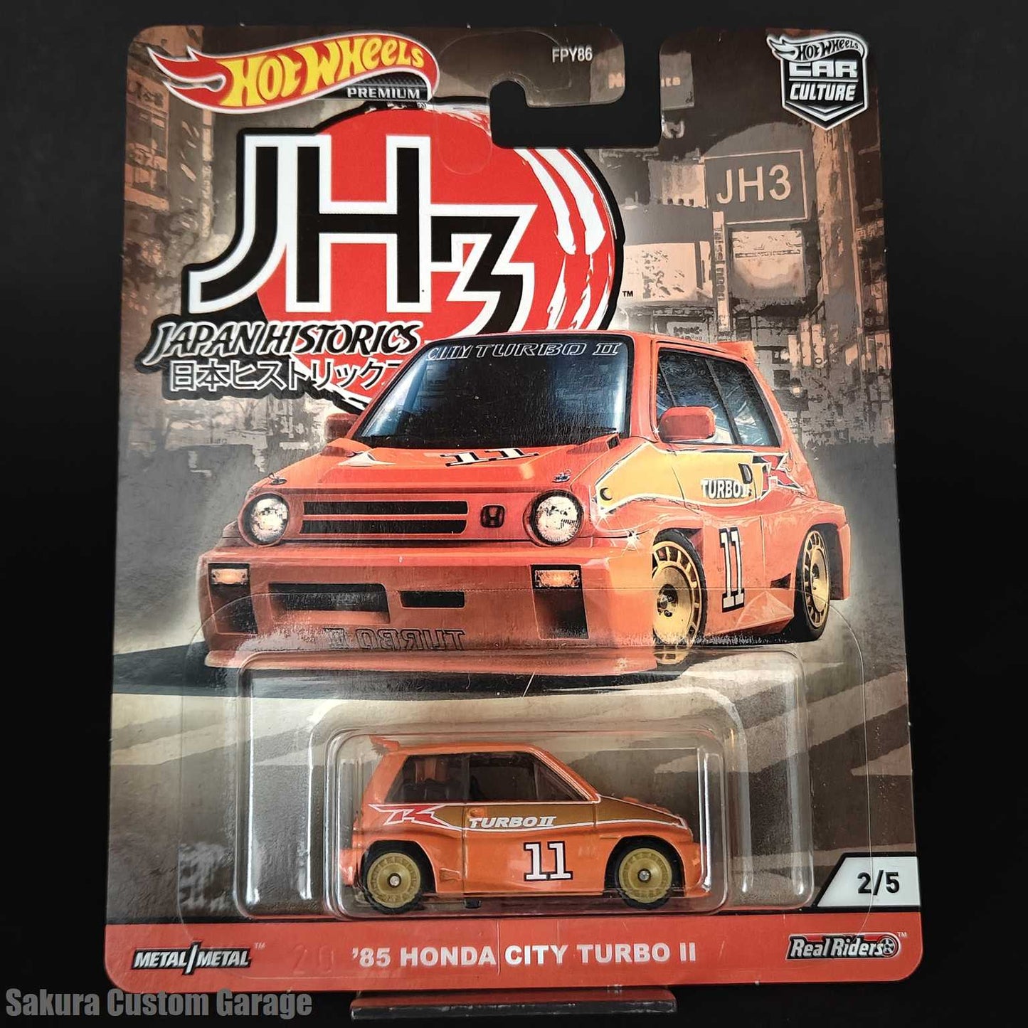 Hot Wheels - '85 Honda City Turbo II  (2020) - Car Culture: Japan Historics 3  2/5