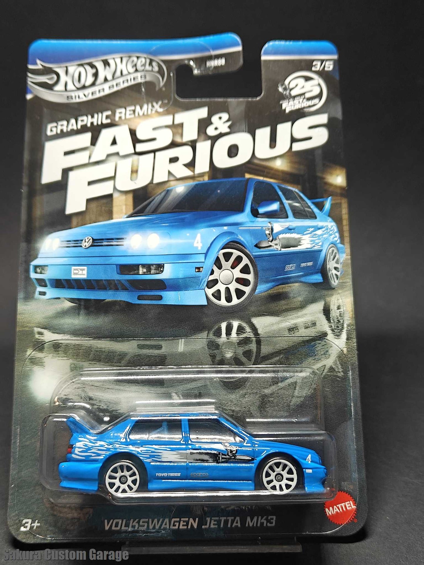 Hot Wheels - Volkswagen Jetta MK3 (2025) Fast & Furious - Graphic Remix 3/5