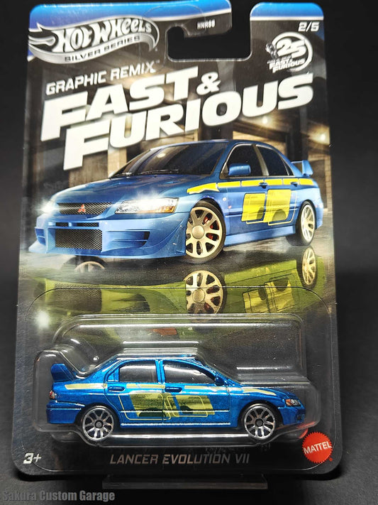 Hot Wheels - Lancer Evolution VII (2025) Fast & Furious - Graphic Remix 2/5