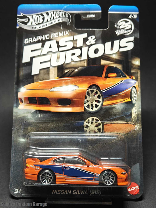 Hot Wheels - Nissan Silvia S15 (2025) Fast & Furious - Graphic Remix 4/5