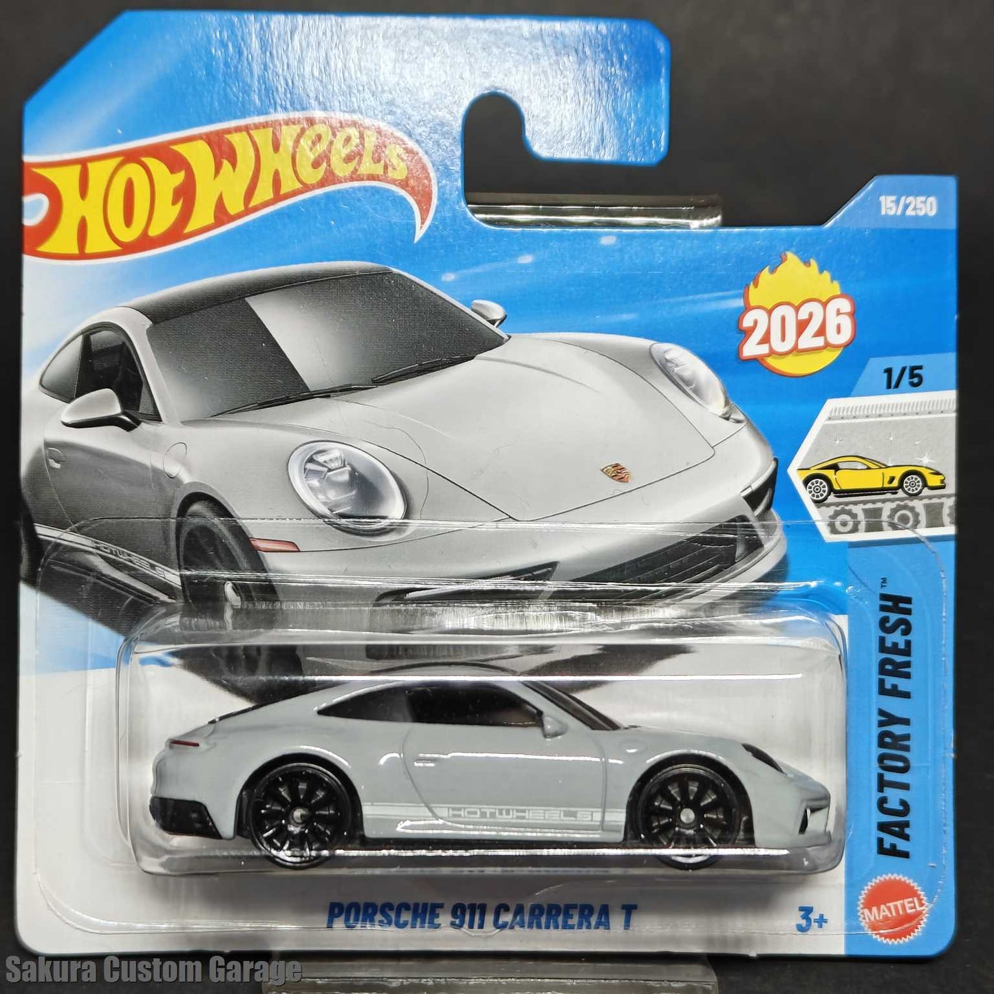 Hot Wheels - Porsche 911 Carrera T  (2026) 1/5 Factory Fresh 15/250