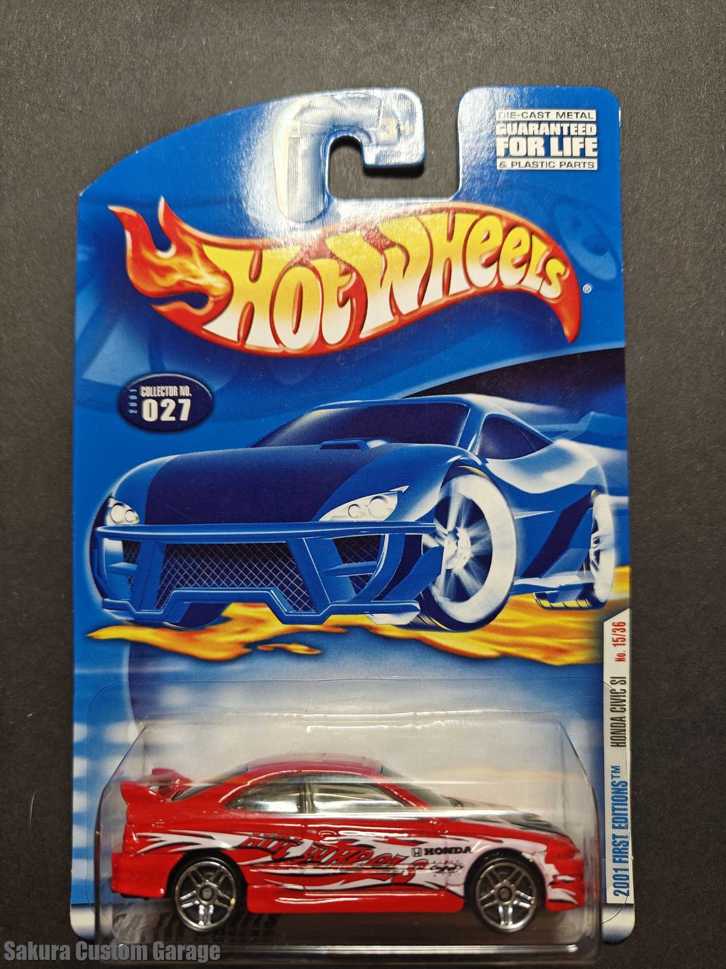 Hot Wheels - Honda Civic Si (2001) - 15/36 2001 First Editions #027