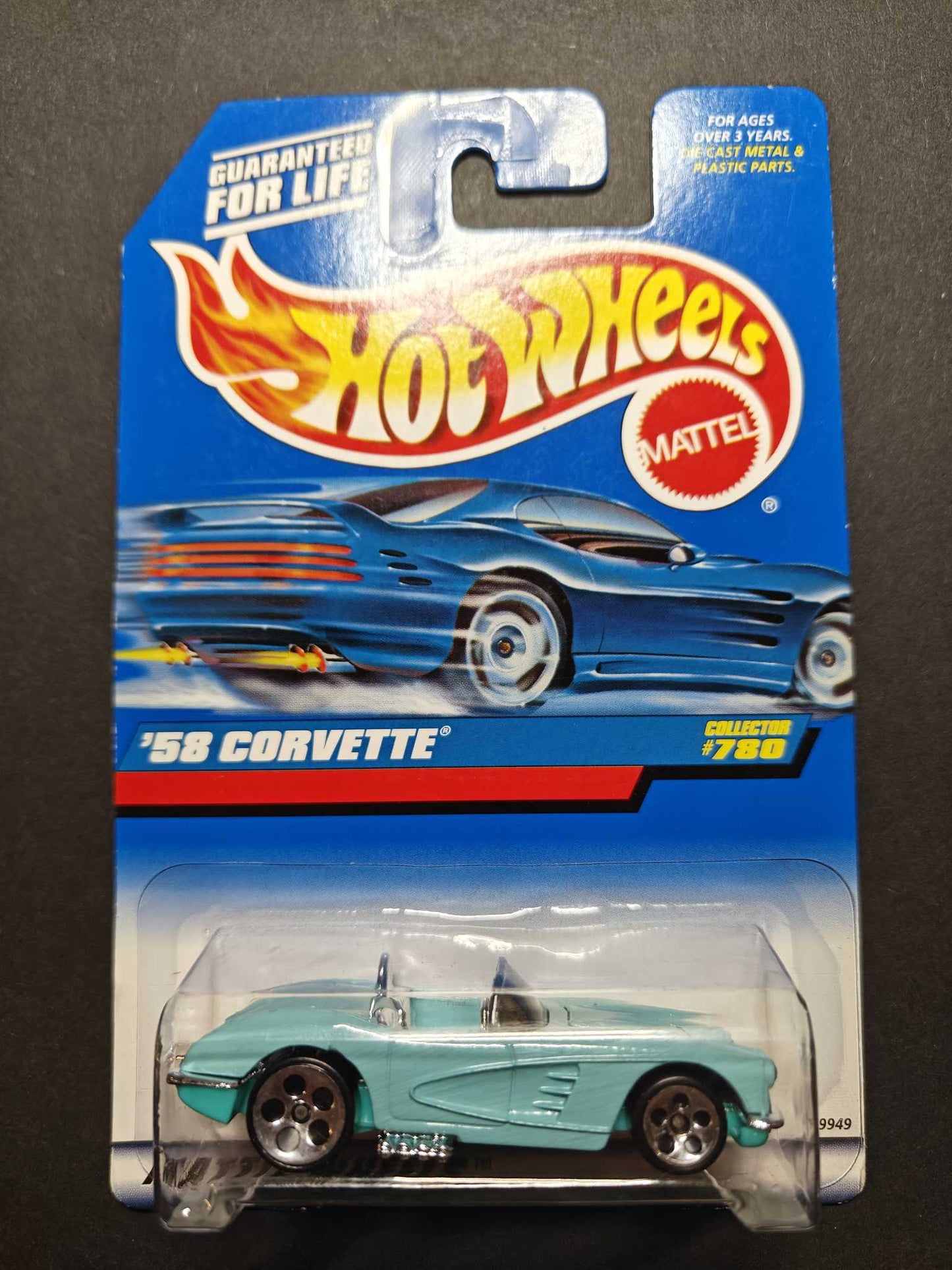 Hot Wheels - '58 Chevrolet Corvette (1998) Mainline #780