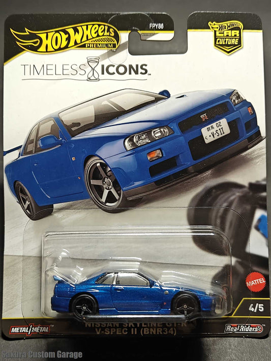 Hot Wheels - Nissan Skyline GT-R V-Spec II ( BNR34) (2025) Car Culture: Timeless Icons 4/5