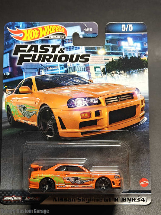 Hot Wheels - Nissan Skyline GT-R (BNR34) (2023) - Fast & Furious  5/5