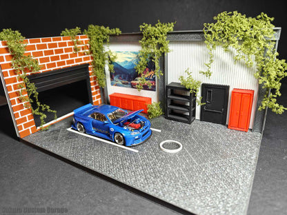 1/64 Miniature Climbing Vines & Foliage – Fabric Based (Dark Green)