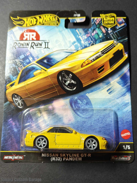 Hot Wheels - Nissan Skyline GT-R (R32) Pandem (2025) - Car Culture: Ronin Run II  1/5