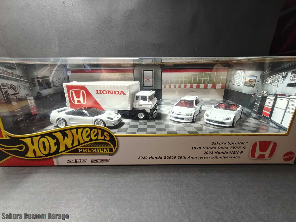 Hot Wheels - HONDA Premium Collector Set Diorama (2025)