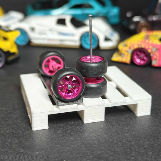 SpeedRides:  6-Spoke Rims (Metalic Pink)