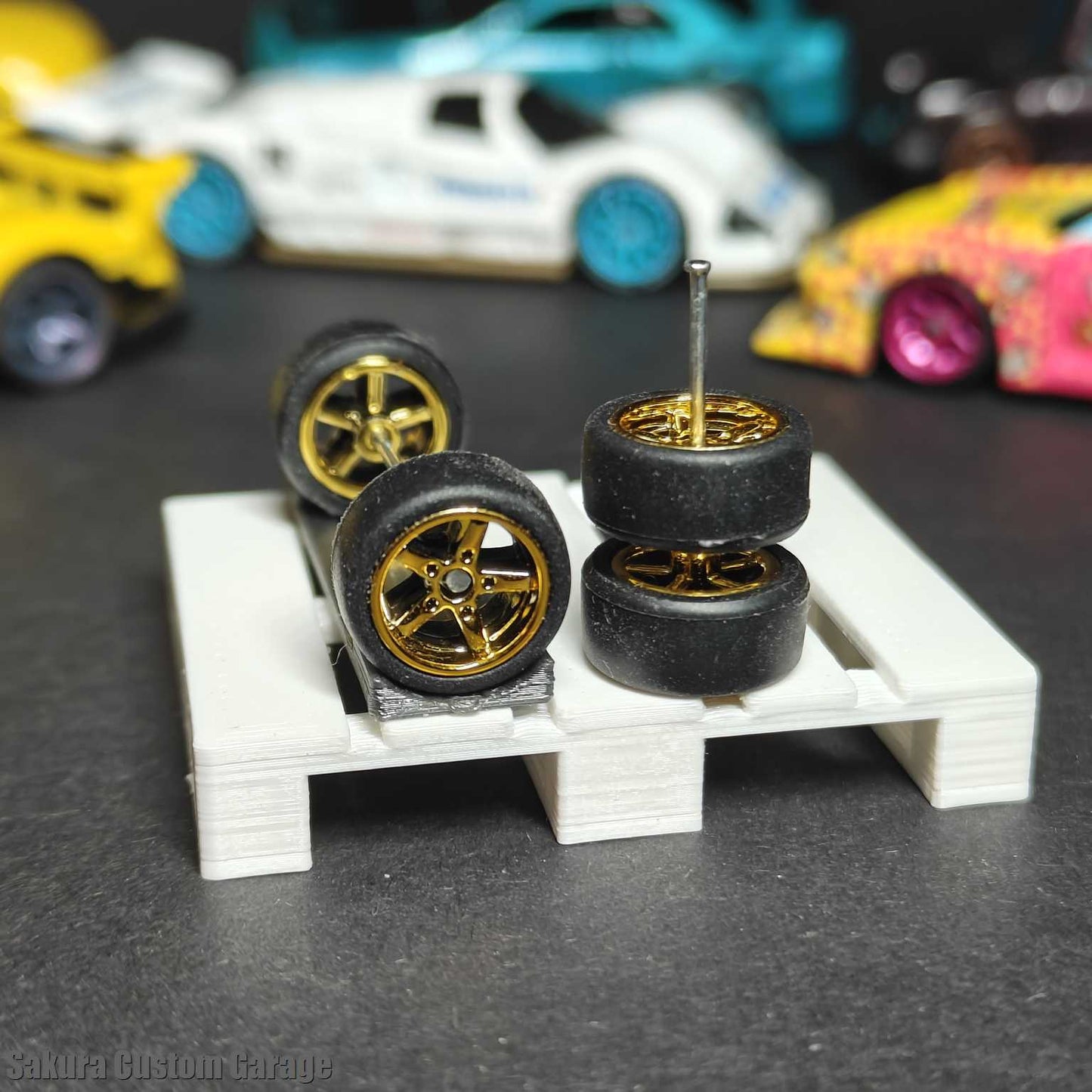 SpeedRides:  5-Spoke Rims (Chrome Gold)