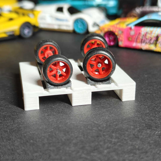 SpeedRides:  6-spoke Dished (Red)
