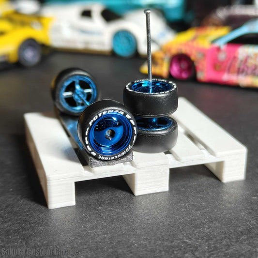 SpeedRides: Moon Disc ( Chrome Blue)  / Bridgestone Potenza