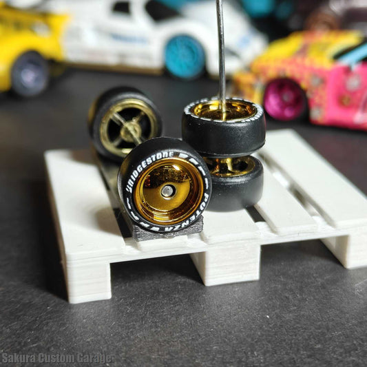 SpeedRides: Moon Disc ( Chrome Gold)  / Bridgestone Potenza
