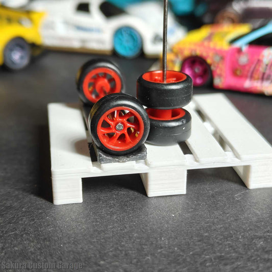 SpeedRides:  7-Spoke Twisted  (Red)