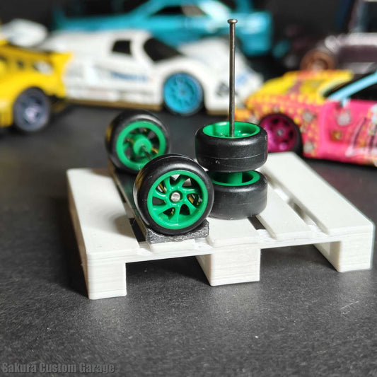 SpeedRides: 7-Spoke Twisted  (Green)