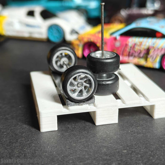 SpeedRides:  7-Spoke Twisted  (Metalic Silver)