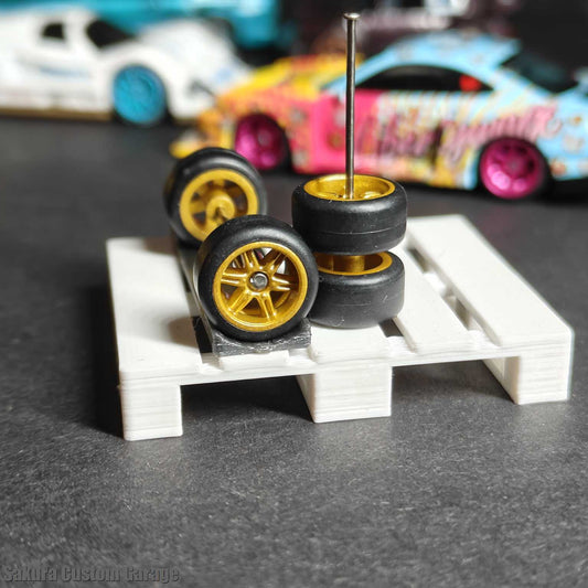 SpeedRides:  Split 6-Spoke Rims (Metalic Gold)