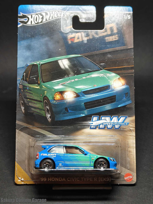 Hot Wheels - '99 Honda Civic Type R EK9  (2024) Speed Graphic 1/5