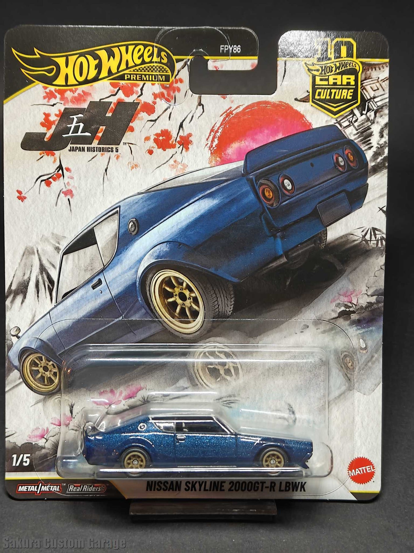 Hot Wheels - Nissan Skyline 2000GT-R LBWK (2026) - Car Culture: Japan Historics 5  1/5