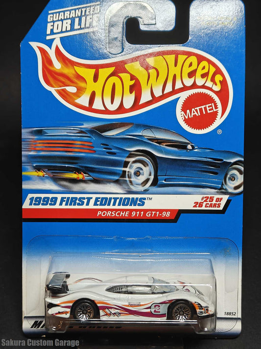 Hot Wheels - Porsche 911 GT1-98  (1999)  25/26 1999 First Editions #676