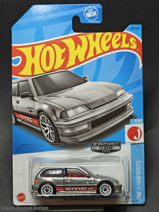Hot Wheels: '90 Honda Civic EF (2023) ZAMAC #006 (Walmart Exclusive)
