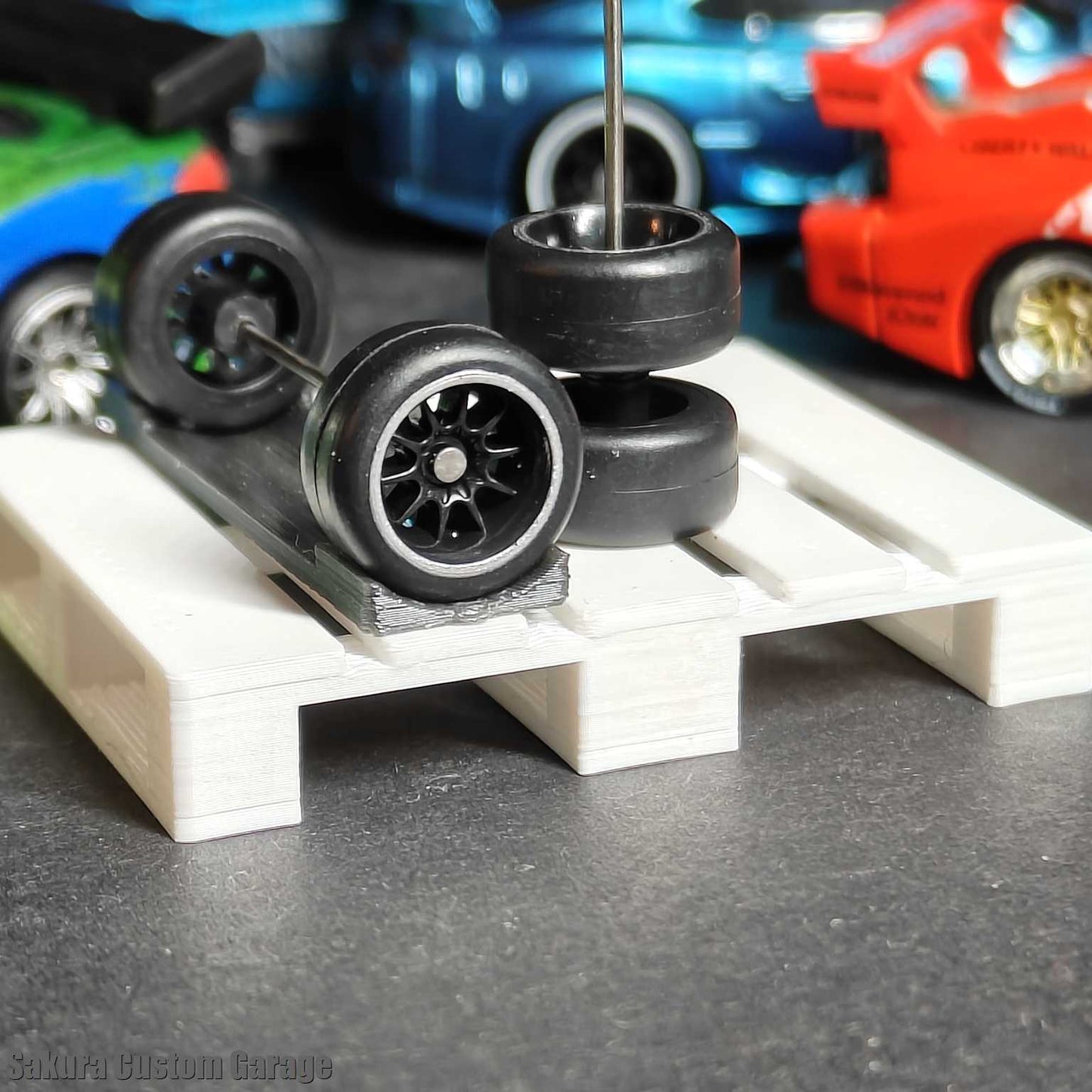 SpeedRides: 10-Spoke  (Black + Chrome Silver Pinstripe Line)