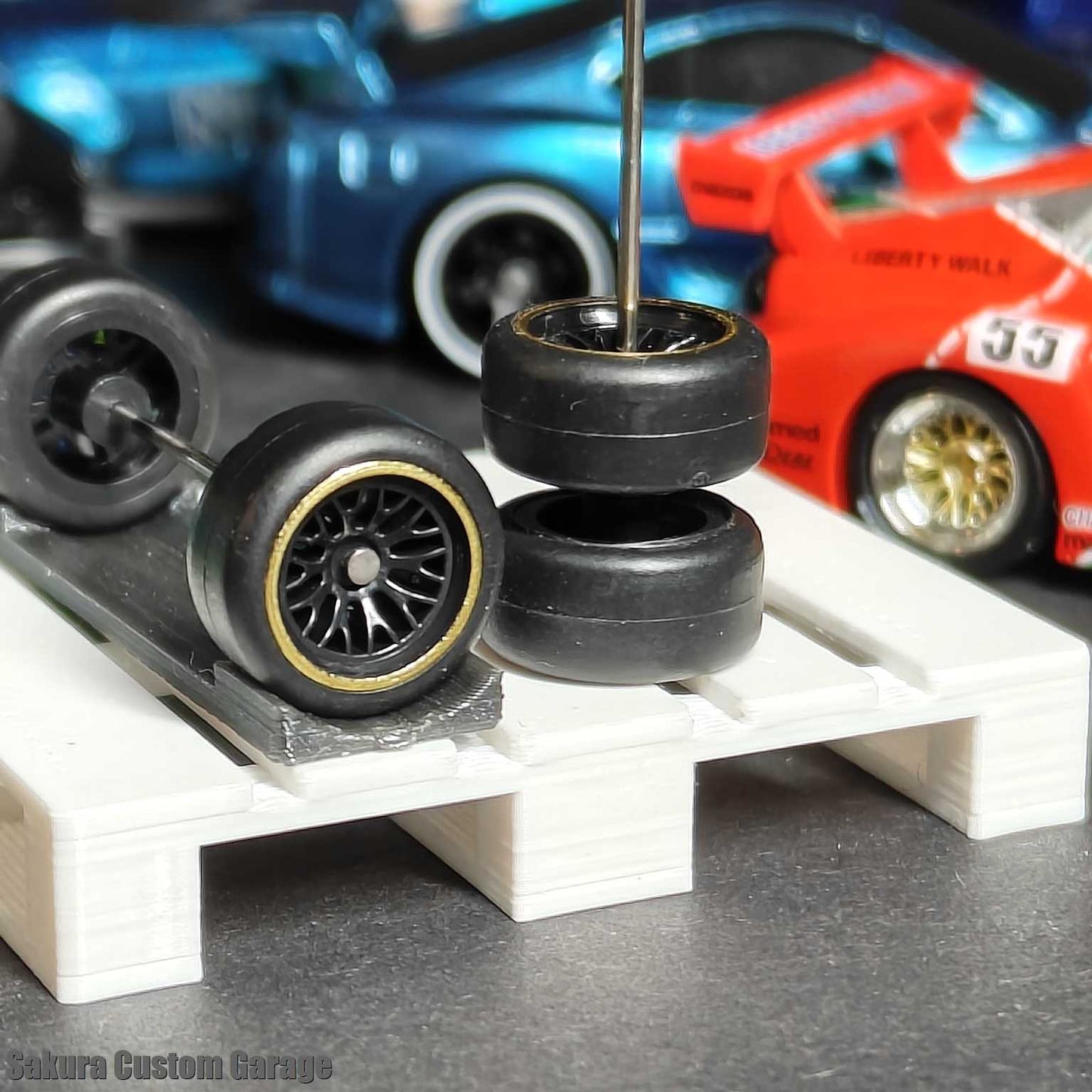 SpeedRides:  BBS Type (Black + Chrome Gold Pinstrip Line)