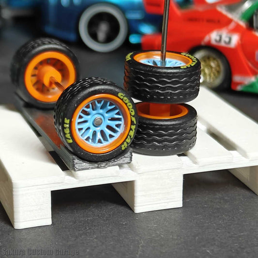 SpeedRides:  BBS Type  (Blue + Orange) / Goodyear Eagle -  GULF EDITION