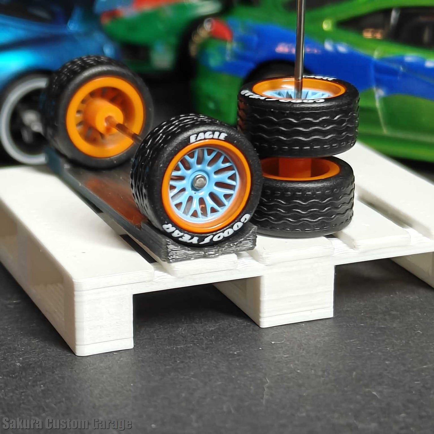 SpeedRides:  BBS Type  (Blue + Orange) / Goodyear Eagle -  GULF EDITION