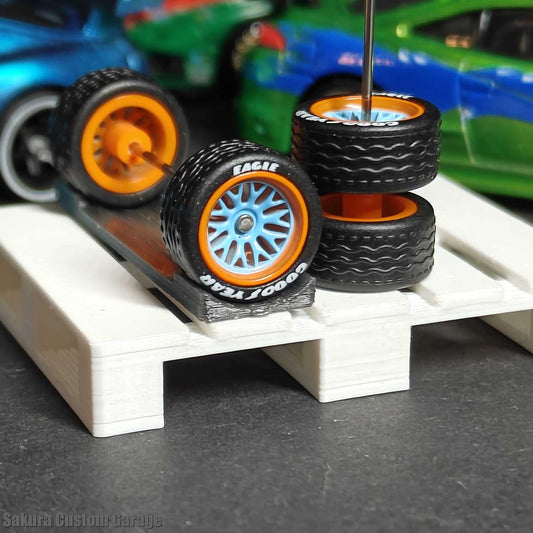 SpeedRides:  BBS Type  (Blue + Orange) / Goodyear Eagle -  GULF EDITION