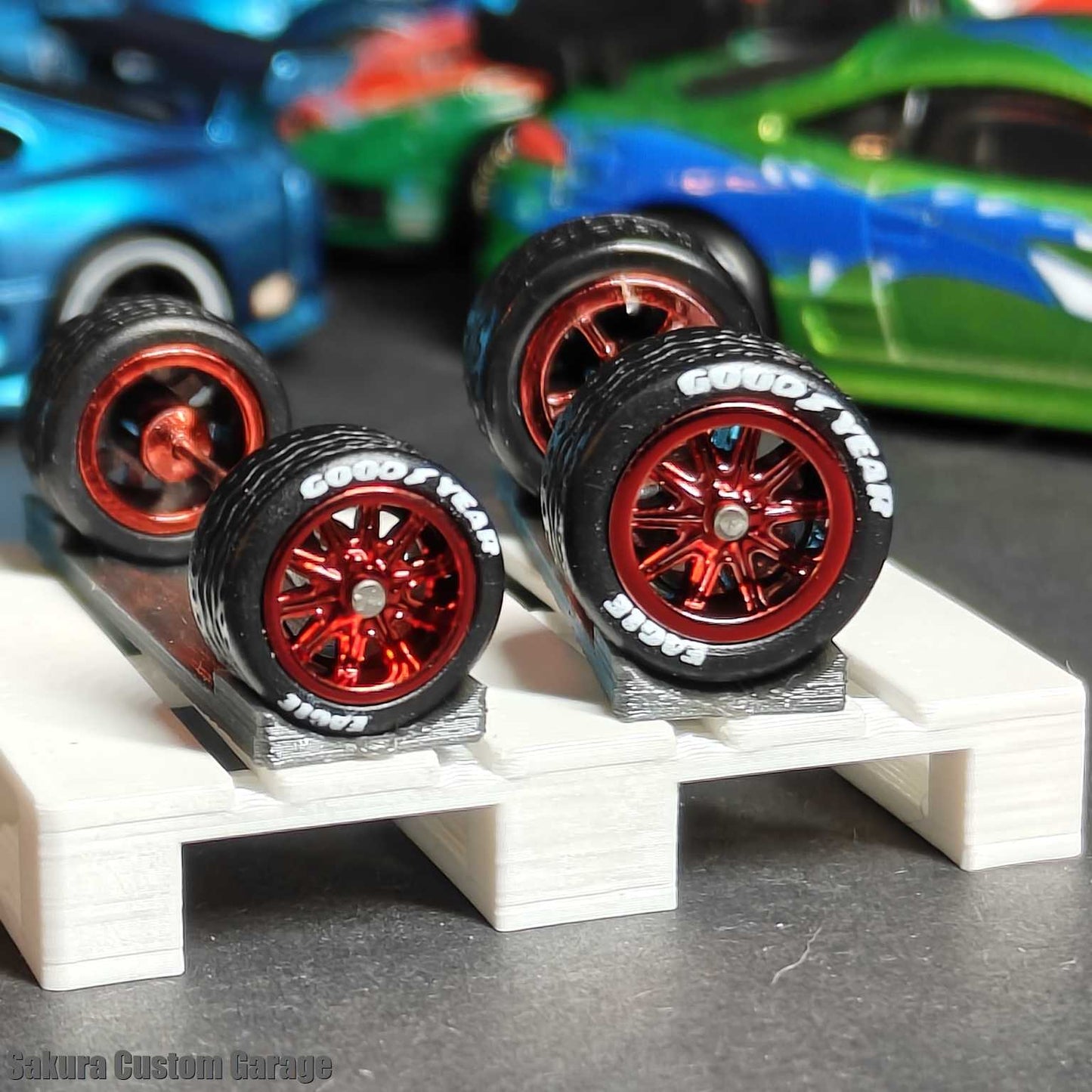 SpeedRides:  Stars Spoke (Chrome Red) - Goodyear Eagle