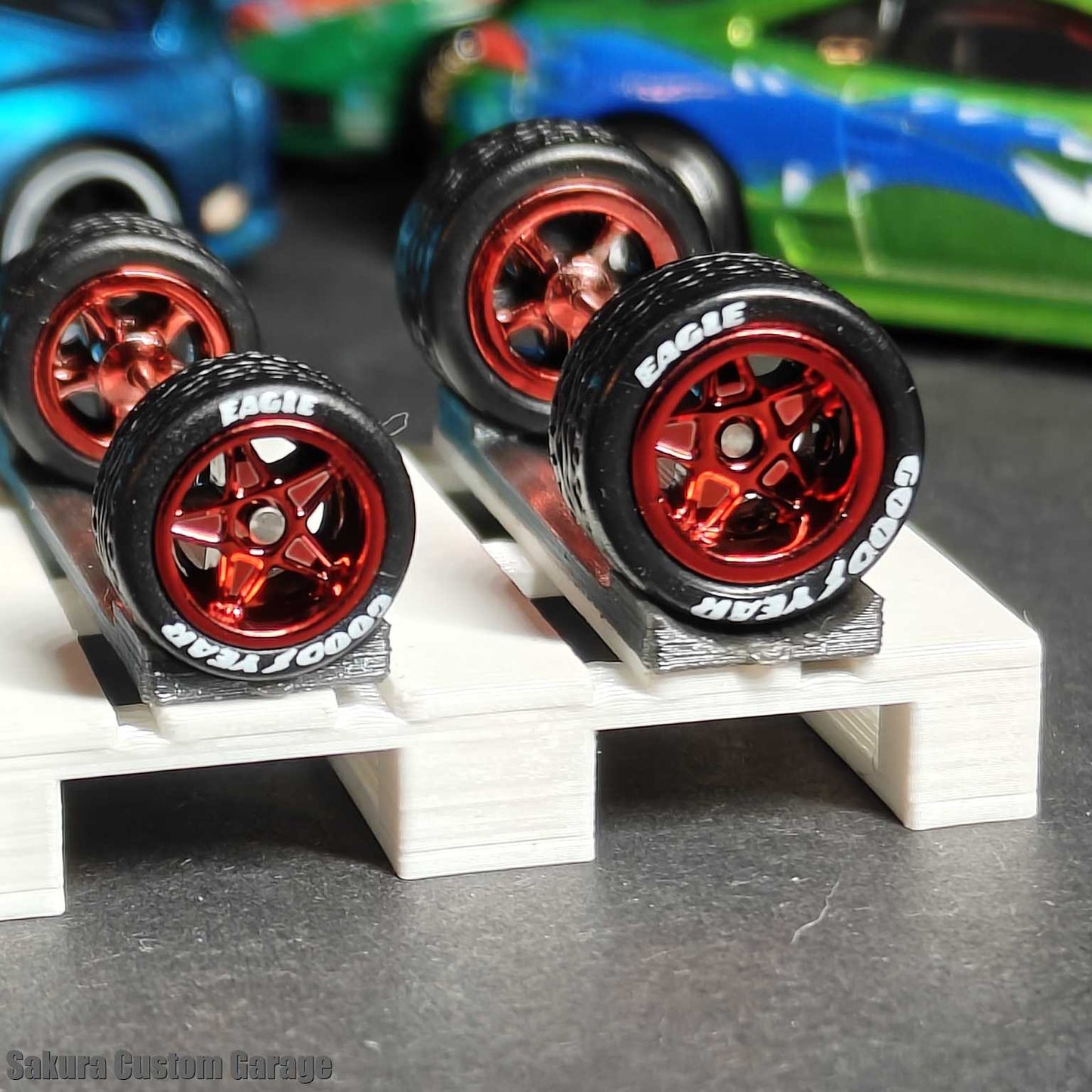 SpeedRides:  Speedline Type (Chrome Red) - Goodyear Eagle
