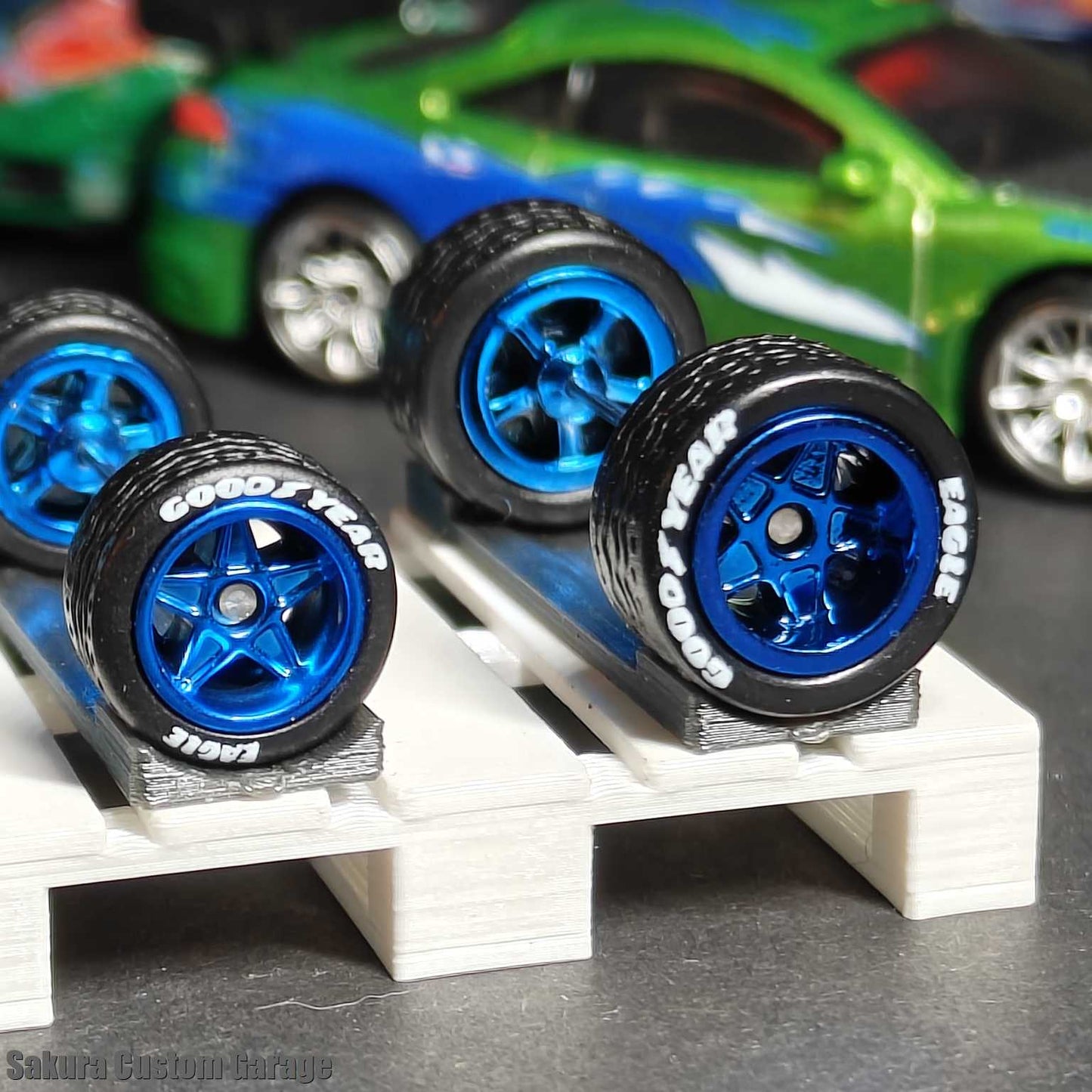 SpeedRides:  Speedline Type (Chrome Blue) - Goodyear Eagle