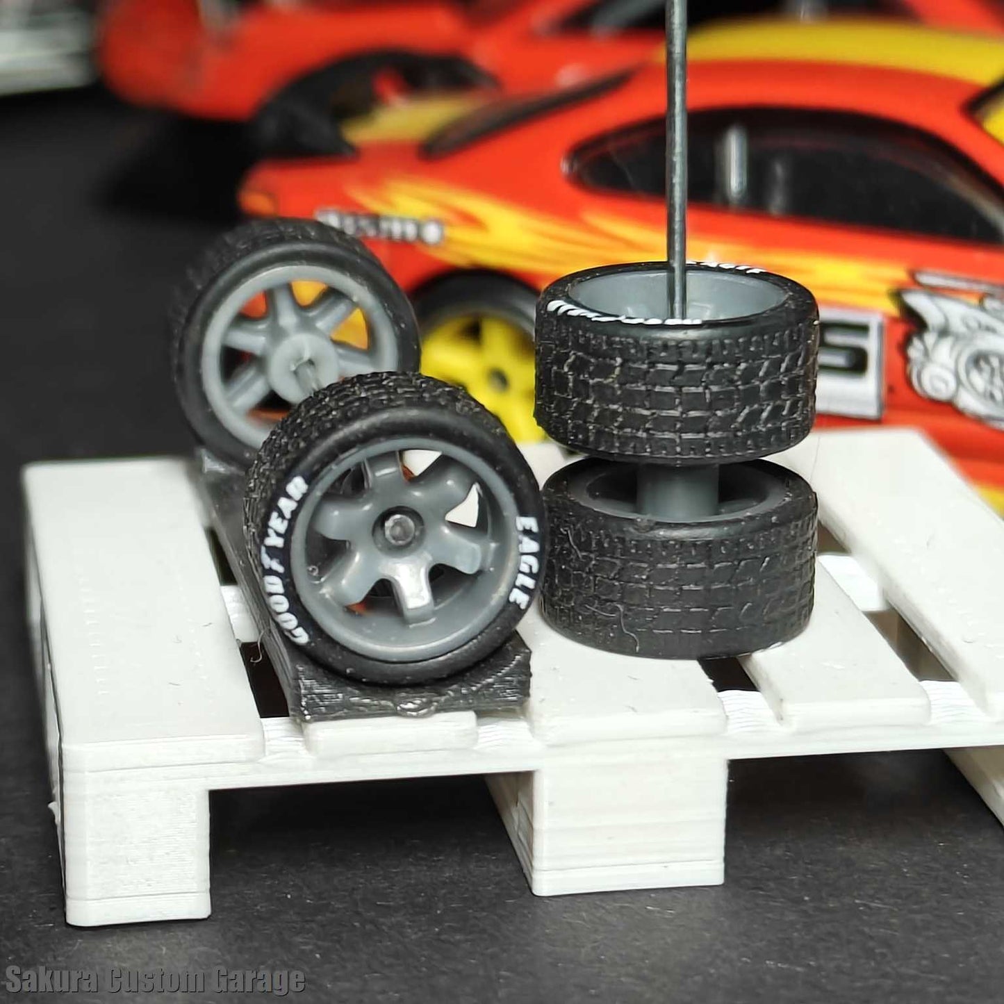 SpeedRides:  TE-37 Type (Grey) / Goodyear Eagle