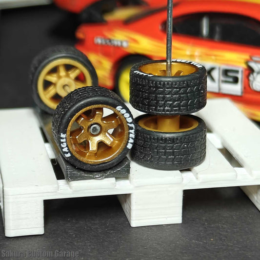 SpeedRides:  TE-37 Type (Metalic Gold) / Goodyear Eagle