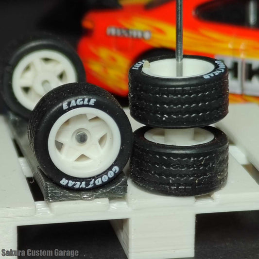 SpeedRides:   Speedline (White)  / Goodyear Eagle