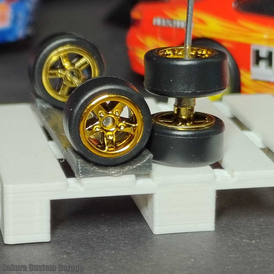 SpeedRides: 5-Spoke  (Chrome Gold)  -  Extra Small 9.8mm