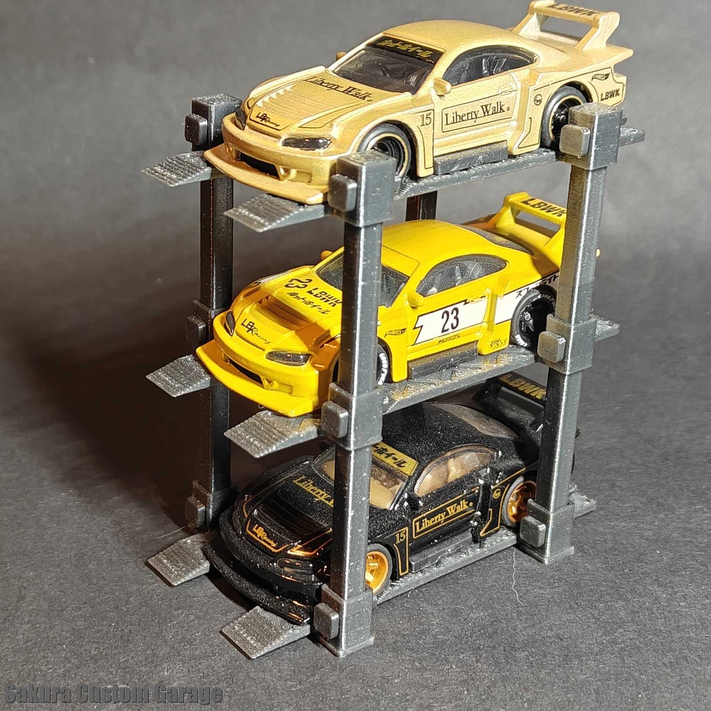 SCG 1/64 Displays - Workshop Garage Post   - Version 3 (Grey)