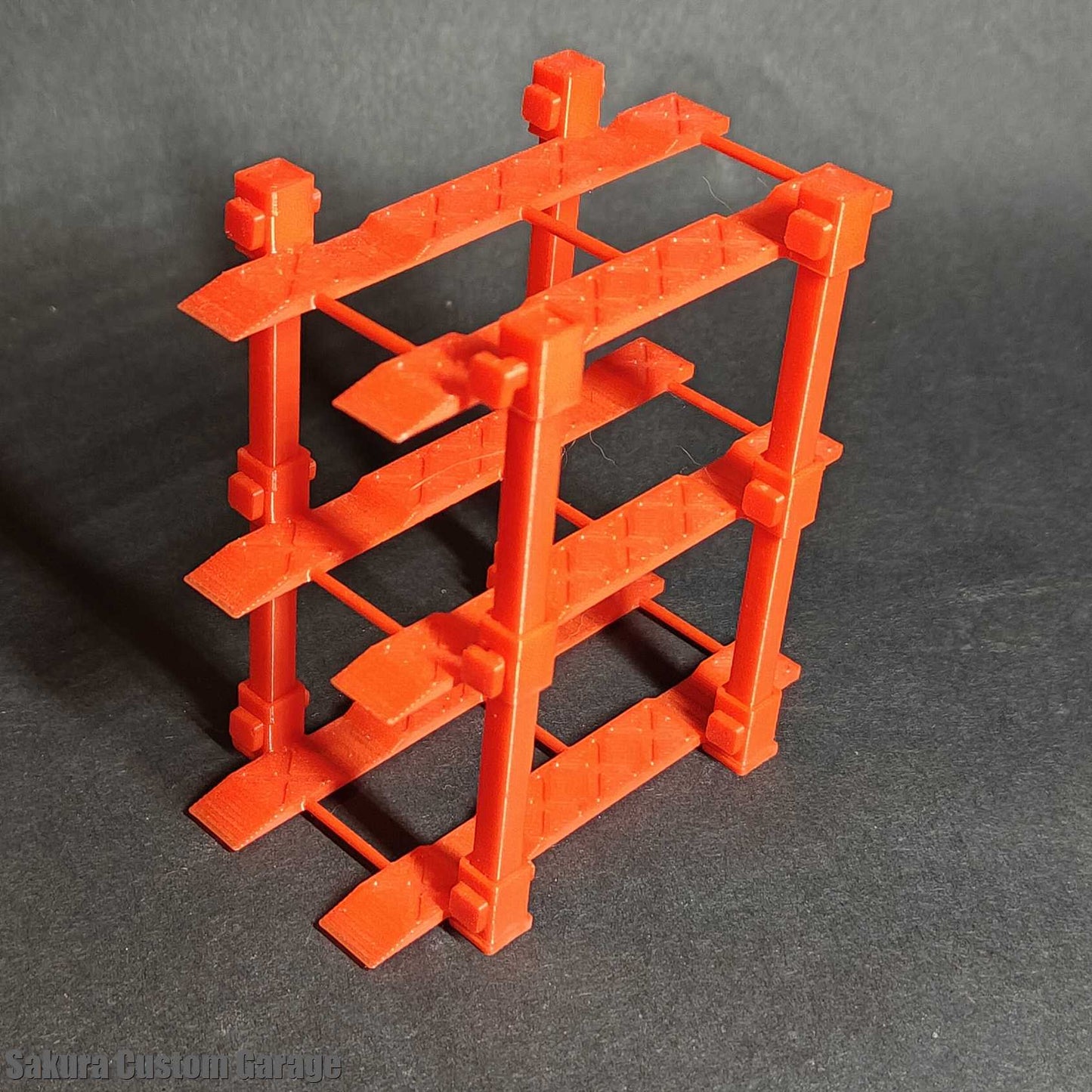 SCG 1/64 Displays - Workshop Garage Post   - Version 3 (Red)
