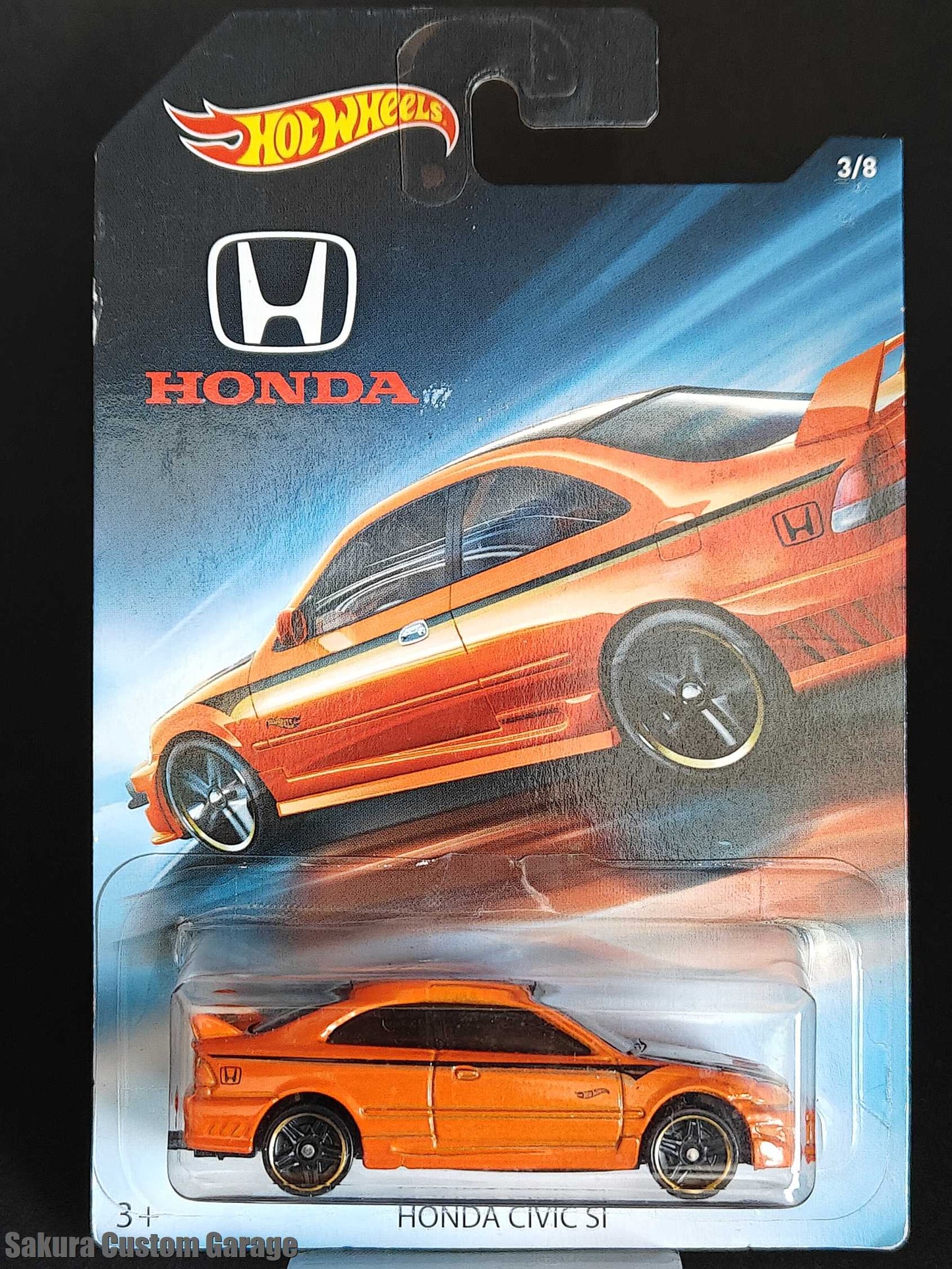 Hot Wheels - Honda Civic Si (2018)  70th Anniversary Honda 3/8