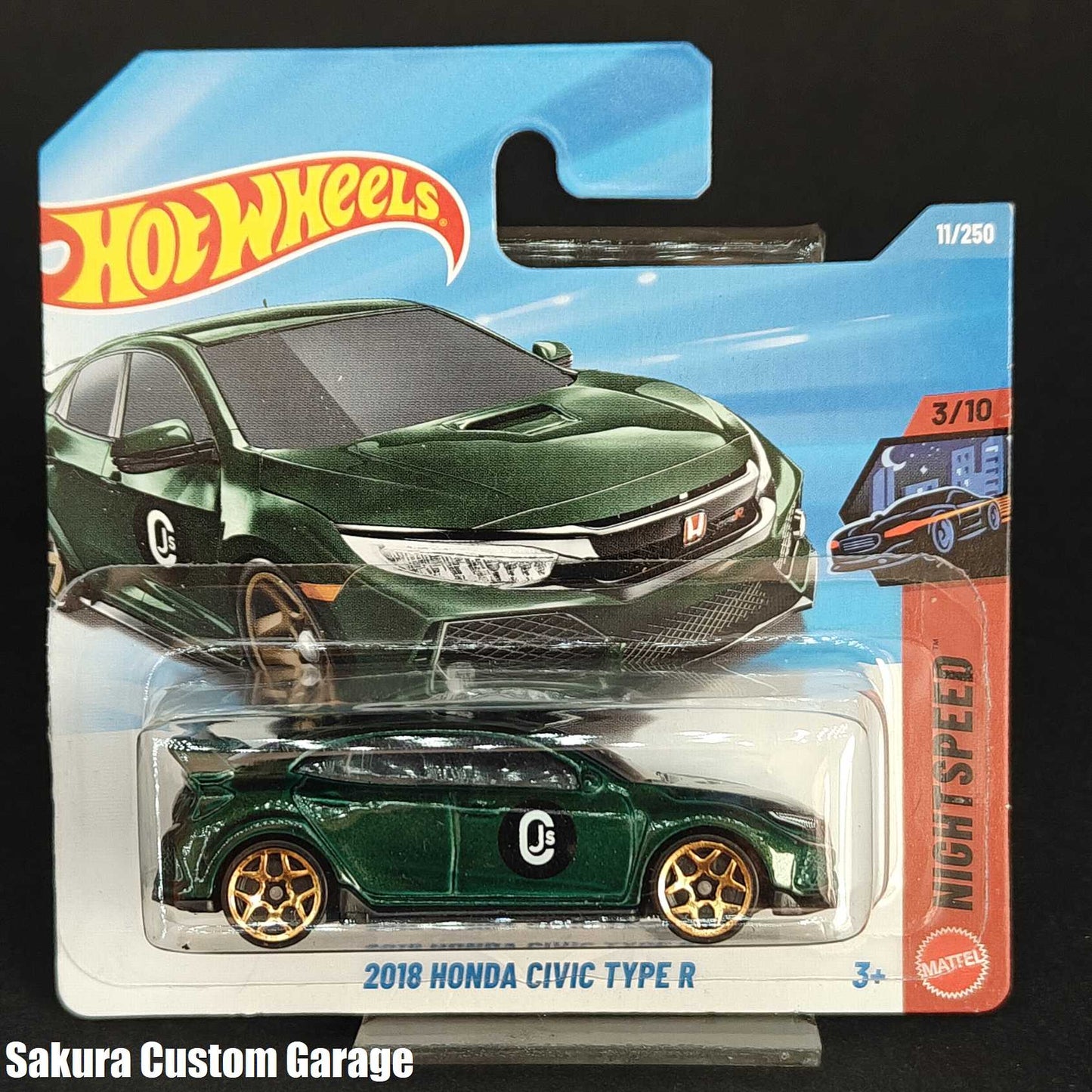 Hot Wheels - 2018 Honda Civic Type R (2026) 3/10 Nightspeed 11/250
