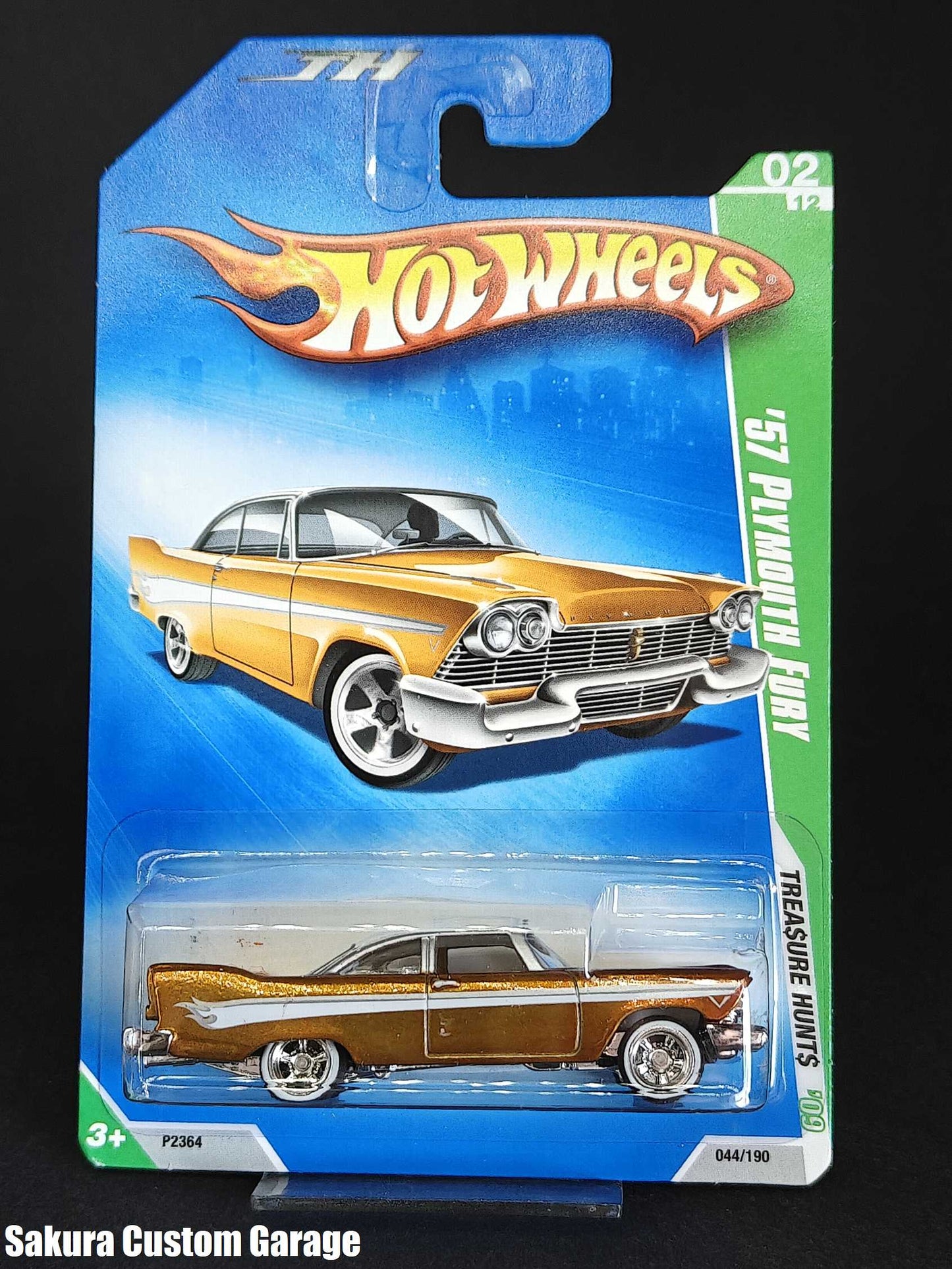 Hot Wheels - '57 Plymouth Fury (STH 2009) 02/12 Treasure Hunts  44/190