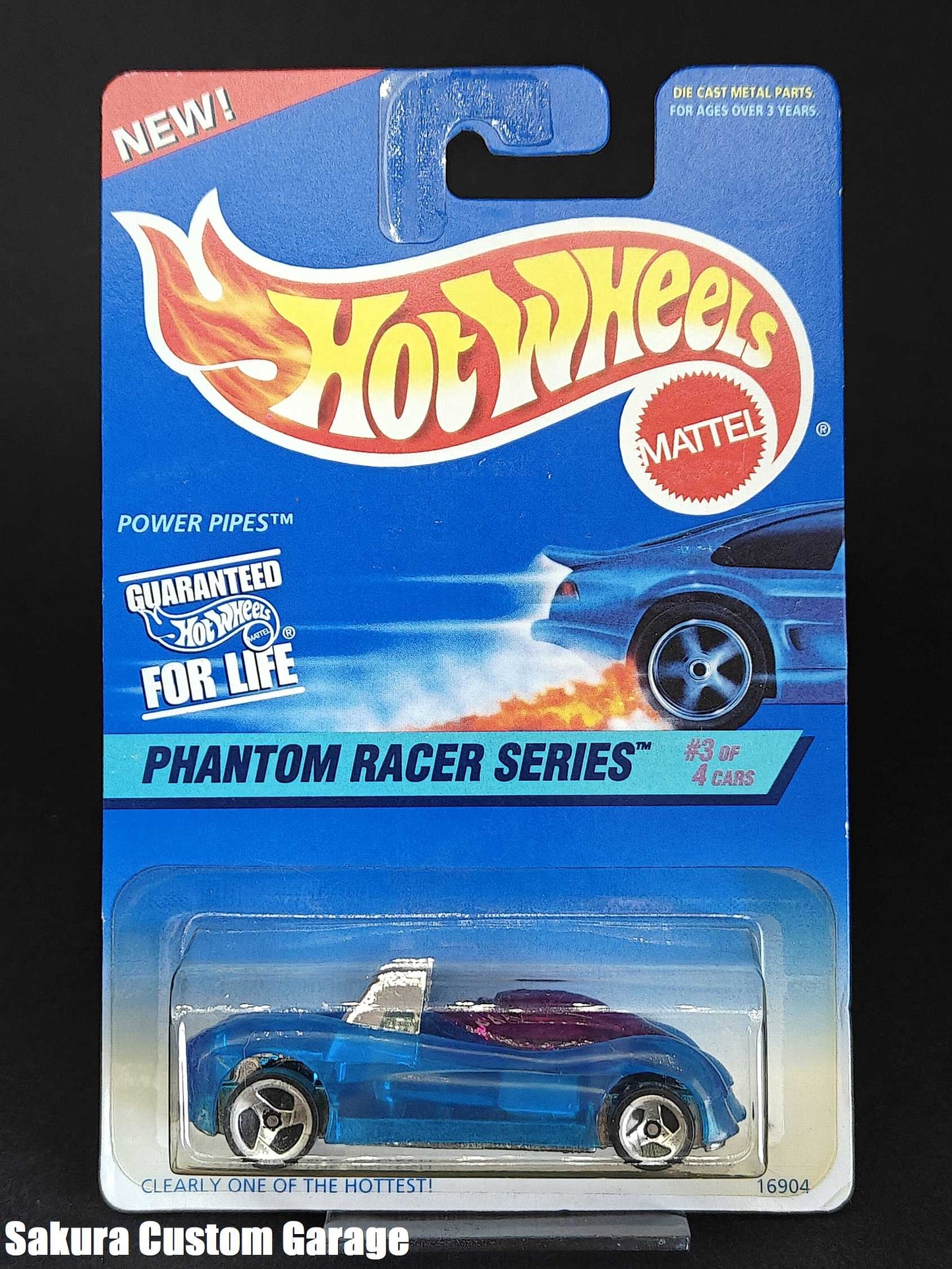 Hot Wheels - Power Pipes (1997) 3/4 Phantom Racer #531