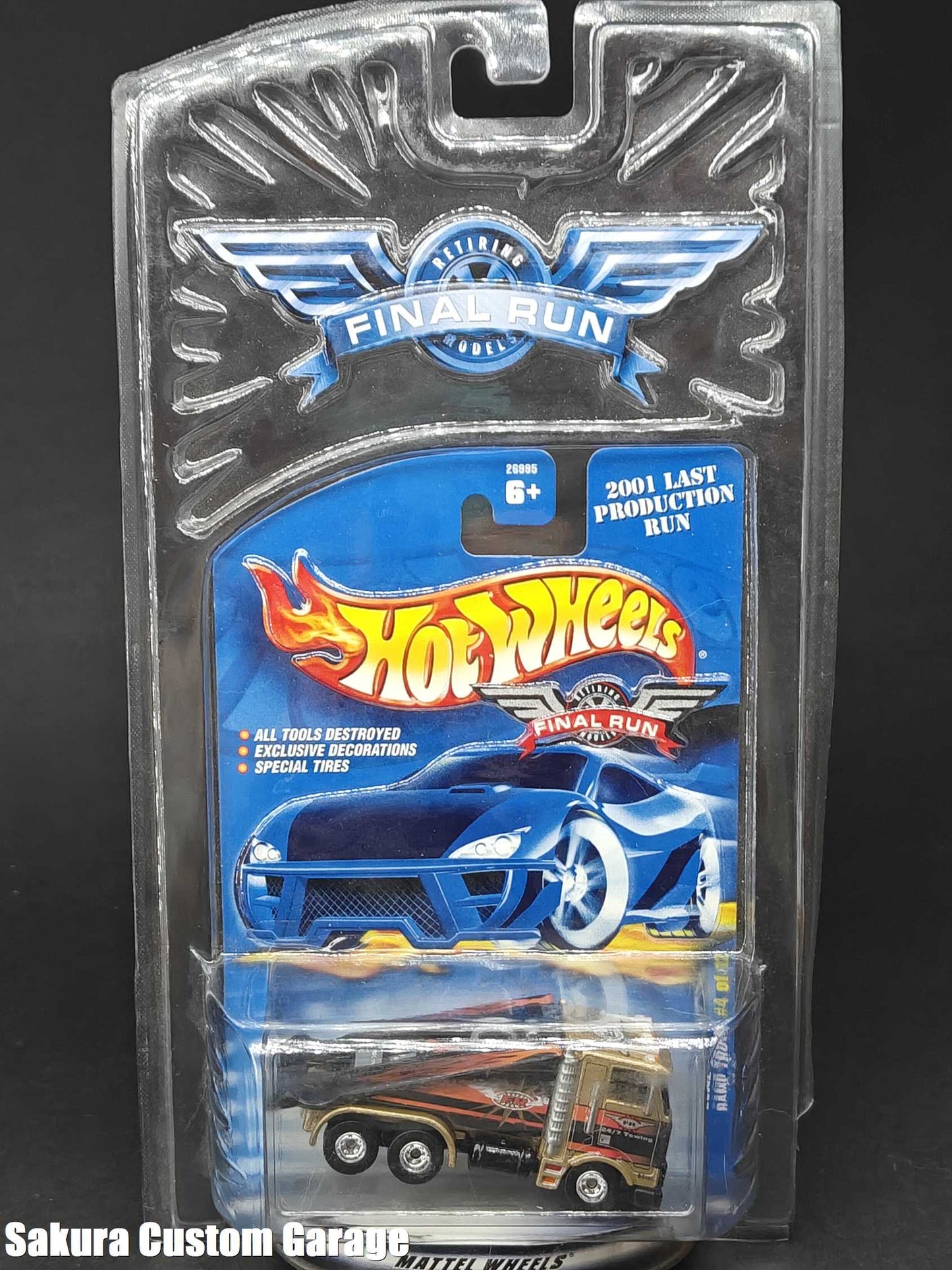 Hot Wheels - Ramp Truck (2001) 4/12 Final Run Exclusive Model With Protector