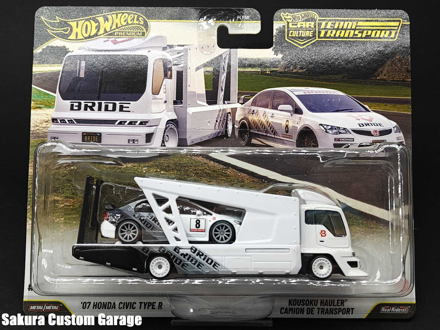 Hot Wheels - '07 Honda Civic Type R & Kousoku Hauler (2026) Car Culture Team Transport  #93
