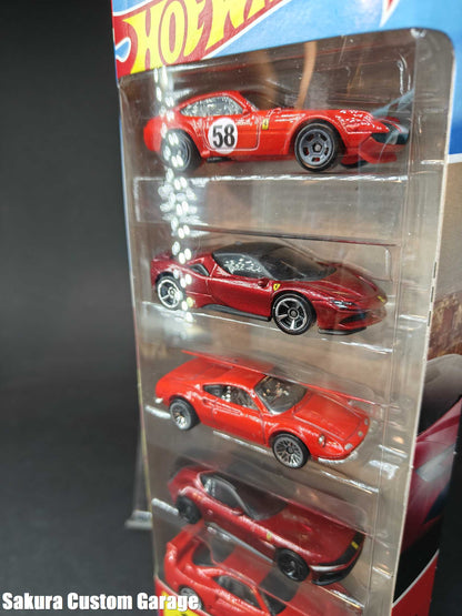 Hot Wheels - Ferrari Themed 5-Pack (2026)